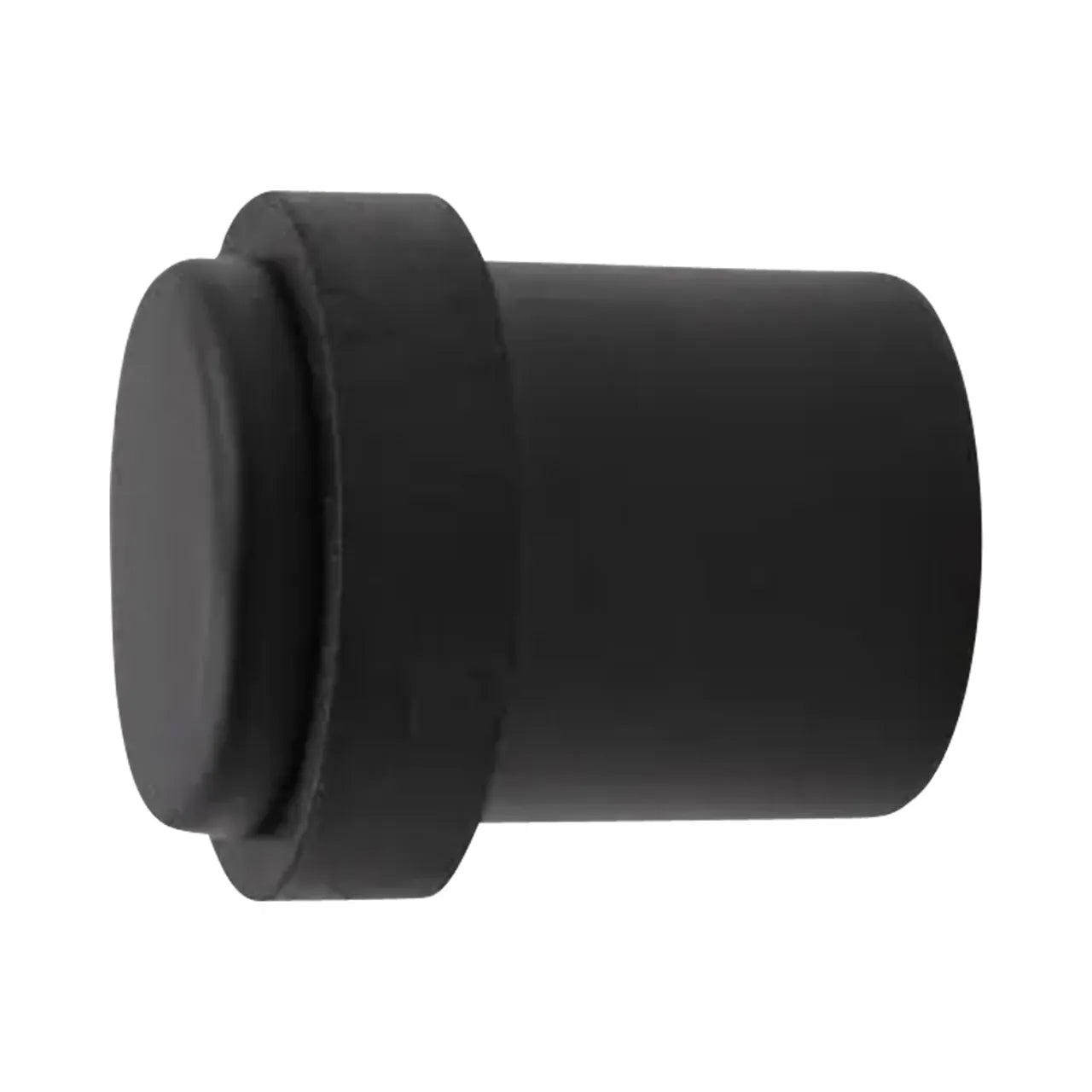 Round Floor Door Stop - Matte Black